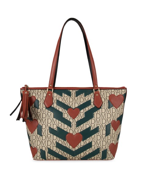 

Da Milano Beige Self Design Shoulder Bag