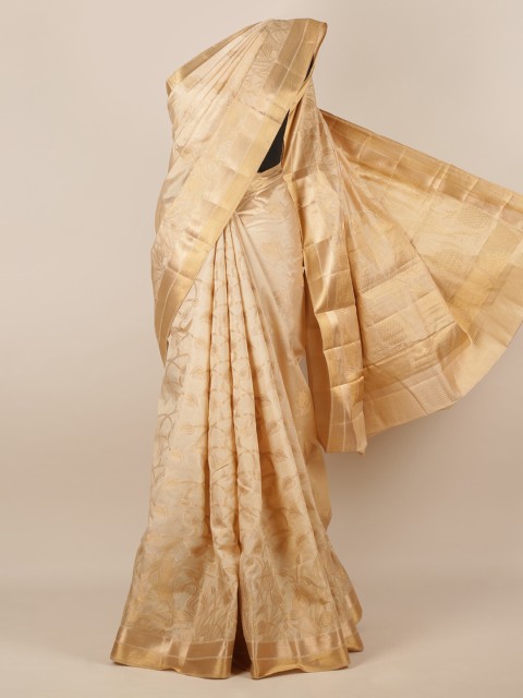 

Pothys Cream-Coloured Woven Design Saree