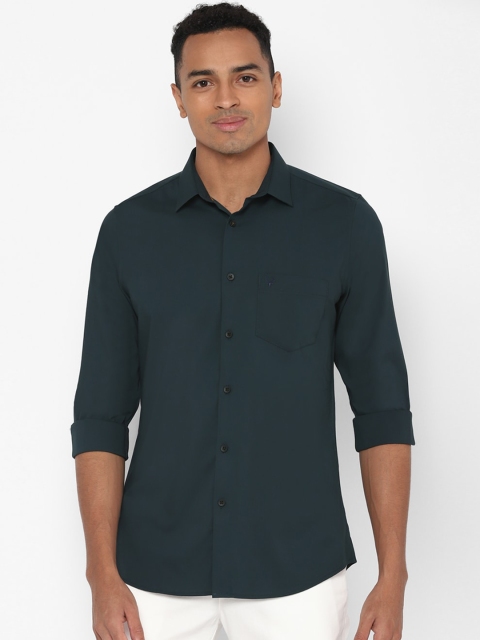 

Allen Solly Men Green Slim Fit Solid Casual Shirt