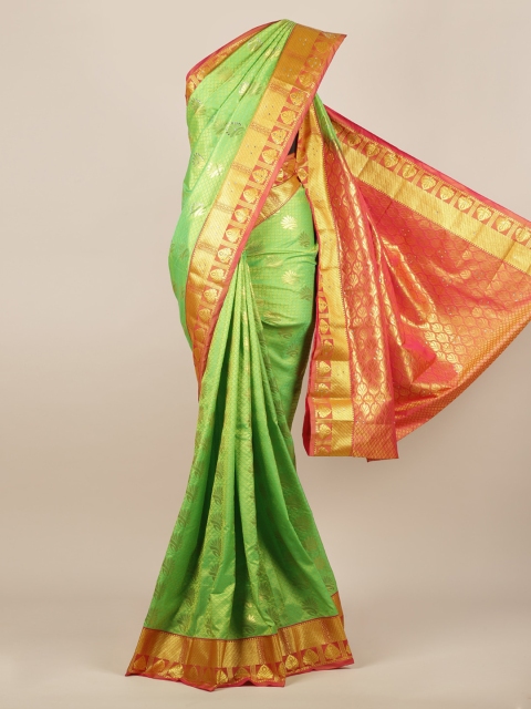 

Pothys Green Woven Design Art Silk Saree