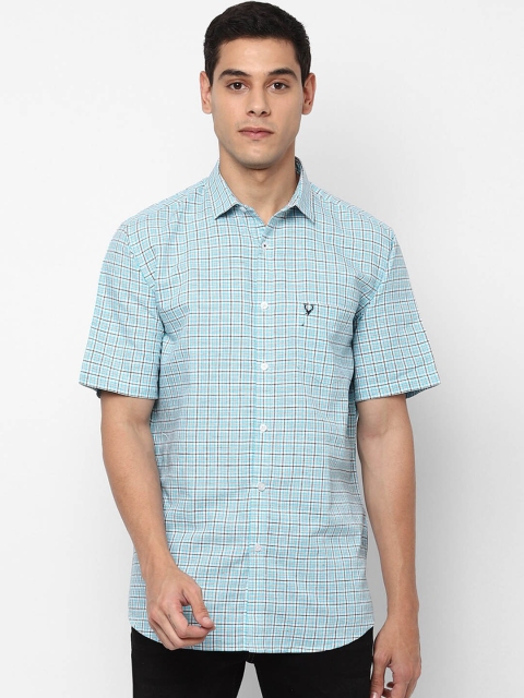 

Allen Solly Men Blue Slim Fit Checked Casual Shirt