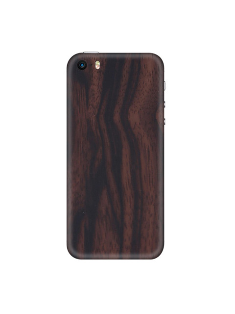 

Trendy Skins Brown & Black Ebony Wood Pattern iPhone SE Phone Skin
