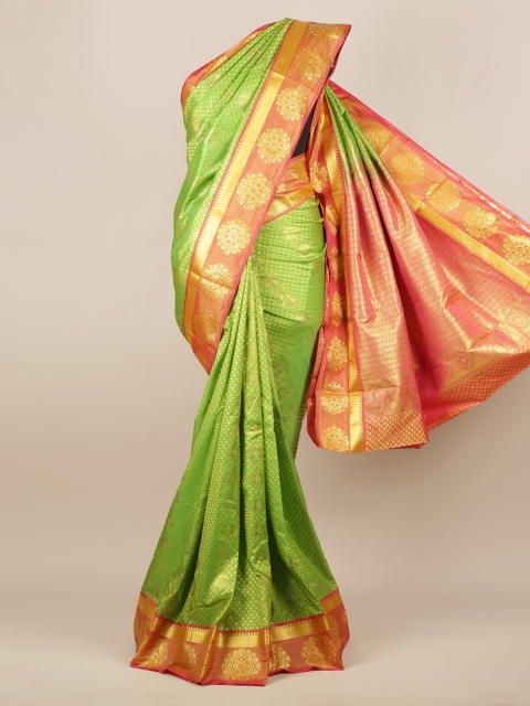 

Pothys Green Woven Design Art Silk Saree