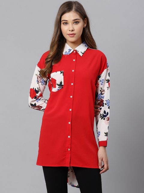 

Kiaasa Women Multicoloured Regular Fit Printed Casual Shirt, Multi