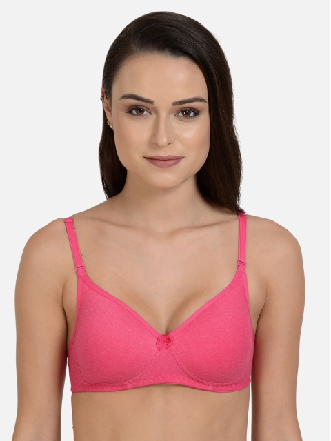 

mod & shy Pink Solid Non-Wired Lightly Padded Everyday Bra MS188M