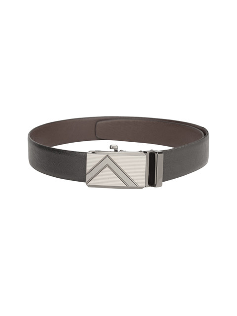 

Teakwood Leathers Men Black Solid Leather Belt
