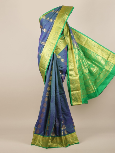

Pothys Blue Woven Design Art Silk Saree