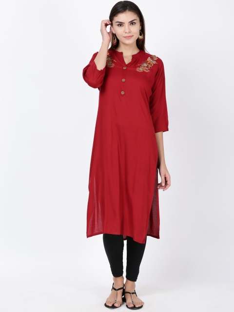

Soch Women Maroon Kurta