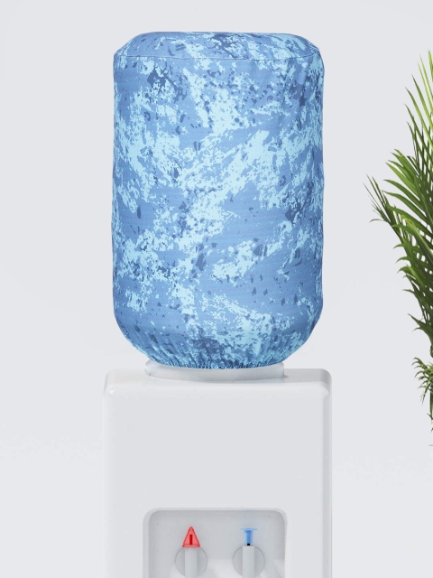 

Cortina Blue Printed Water Dispenser Cover