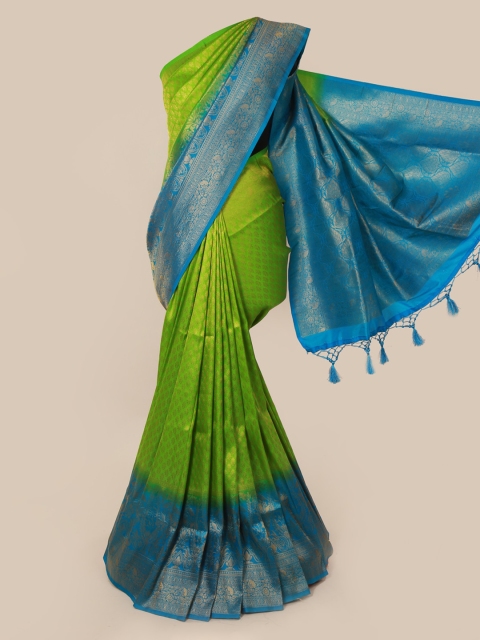 

Pothys Green Woven Design Art Silk Saree