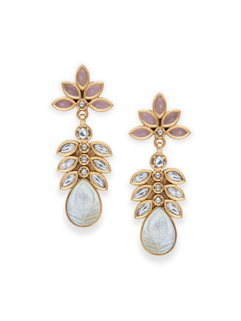 

Biba Gold-Toned Contemporary Drop Earrings