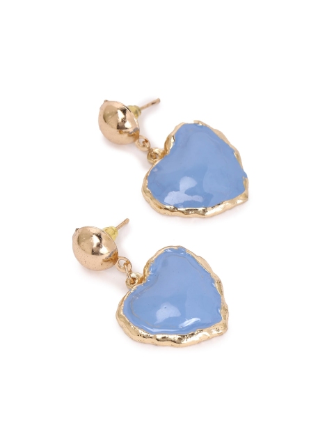 

FOREVER 21 Blue Contemporary Drop Earrings