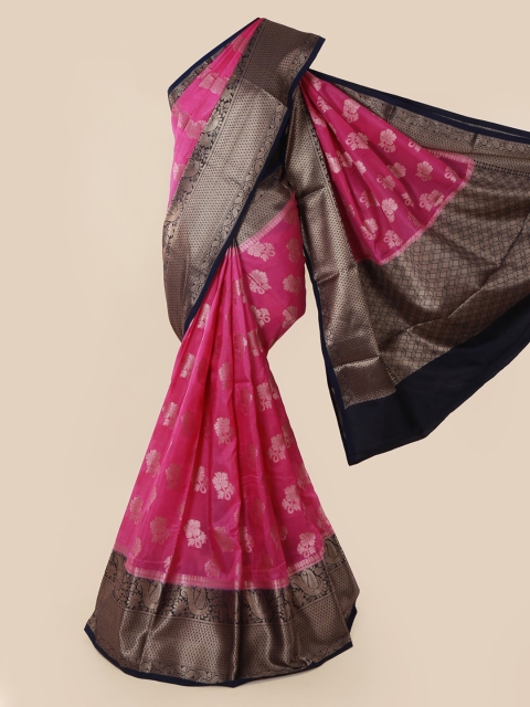 

Pothys Pink Woven Design Tissue Saree