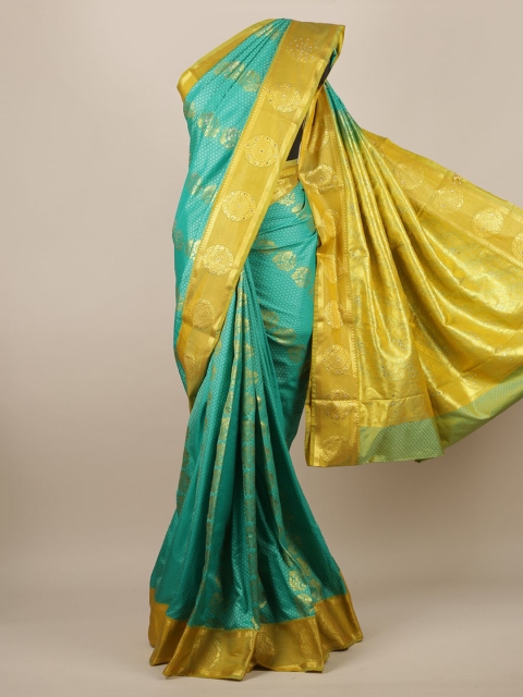 

Pothys Green Woven Design Art Silk Saree