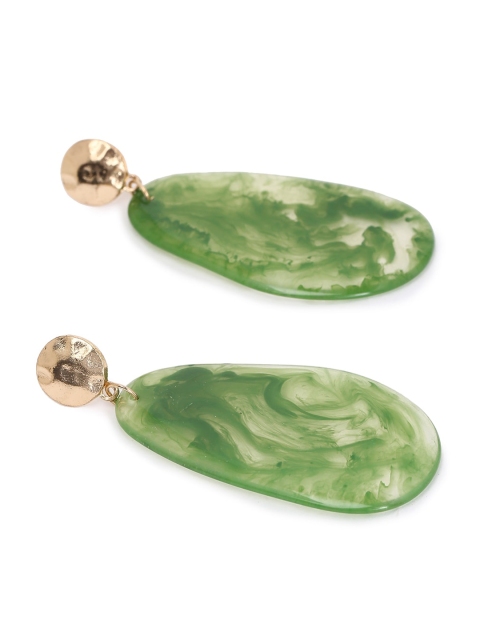 

FOREVER 21 Green Contemporary Drop Earrings