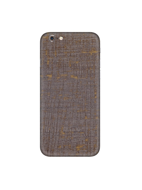

Trendy Skins Grey & Gold-Toned Vintage Fabric Pattern iPhone 6 Phone Skin