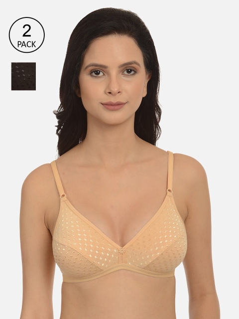 

mod & shy Assorted Self Design Non-Wired Non Padded Everyday Bra MS7273M