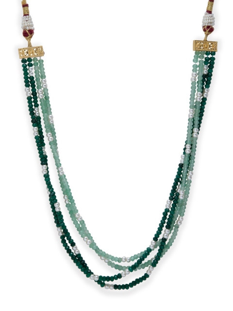 

Biba Green Brass Layered Necklace