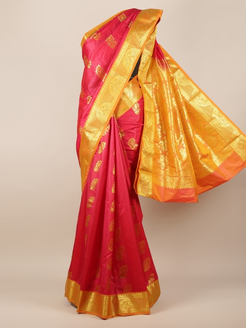 

Pothys Pink Woven Design Art Silk Saree