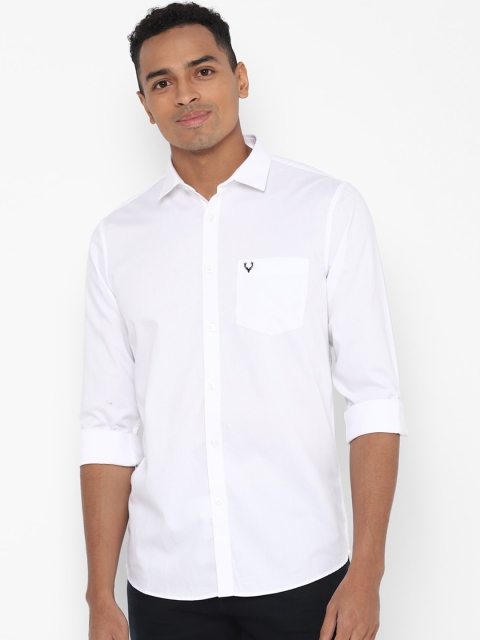 

Allen Solly Men White Slim Fit Self Design Casual Shirt