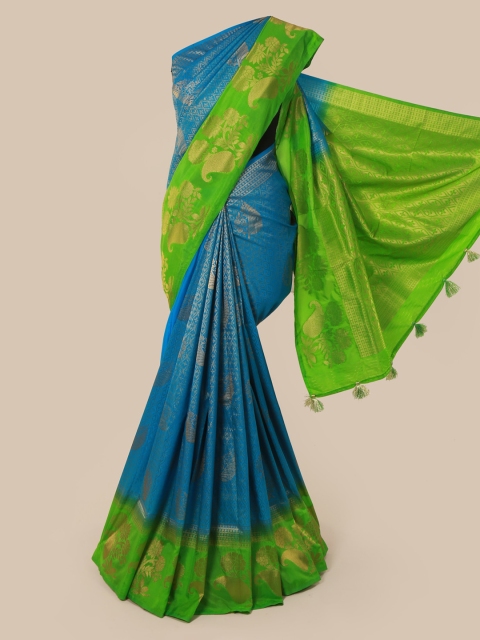 

Pothys Blue Woven Design Art Silk Saree