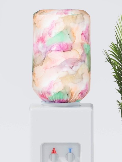 

Cortina Pink & Green Printed Water Dispenser Cover