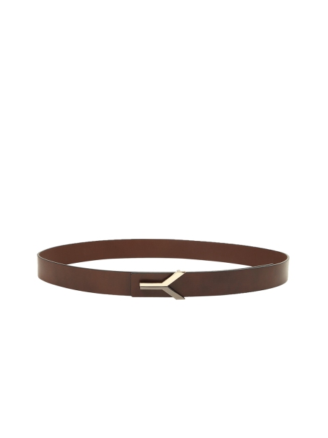

Da Milano Men Brown Solid Leather Belt