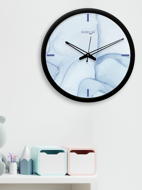 

RANDOM Blue Round Printed 30.4 cm Analogue Wall Clock