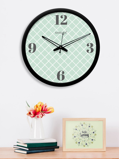 

RANDOM Sea Green Round Printed 30.4 cm Analogue Wall Clock