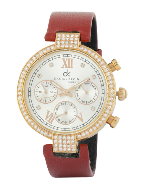 

Daniel Klein Men Rose Gold & Cream-Coloured Analogue Watch DK10442-3