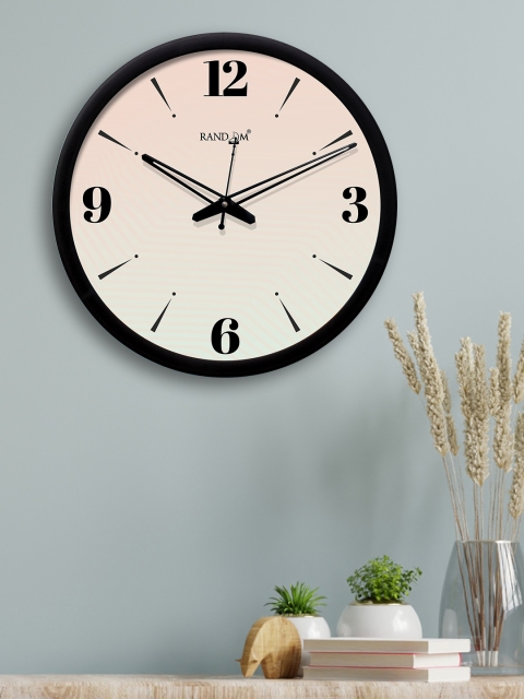 

RANDOM Off-White Round Solid 30.4 cm Analogue Wall Clock