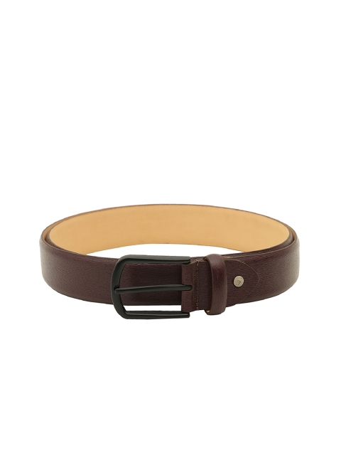 

Da Milano Men Brown Textured Leather Belt