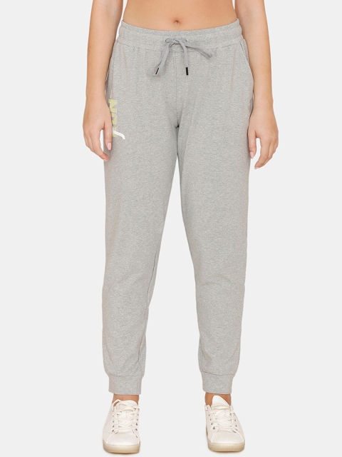 

Zelocity Women Grey Solid Relaxed-Fit Joggers