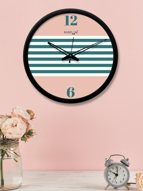 

RANDOM Pink & Green Round Printed 30.4 cm Analogue Wall Clock