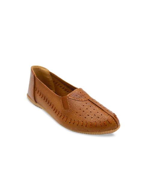 

Jazzy Juniors Girls Tan Brown Leather Mules