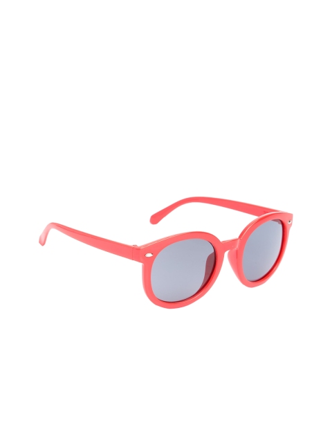 

Dukiekooky Kids Black Lens & Red Oval Sunglasses With Uv Protected Lens 900200
