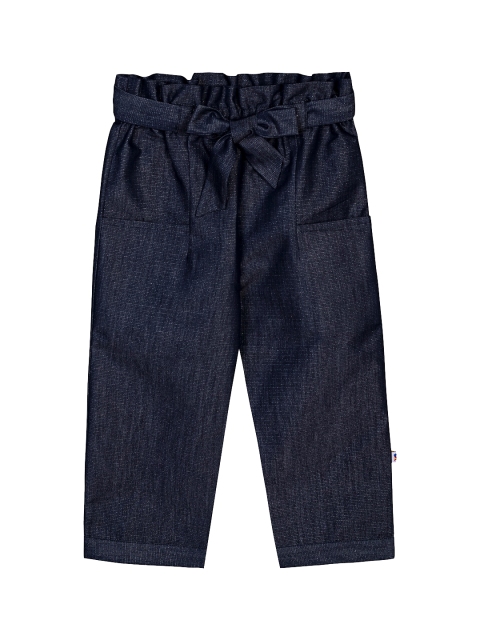 

Budding Bees Girls Blue Regular Fit Solid Regular Trousers