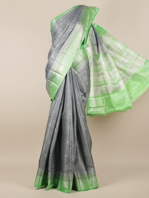 

Pothys Grey Woven Design Jute Silk Saree