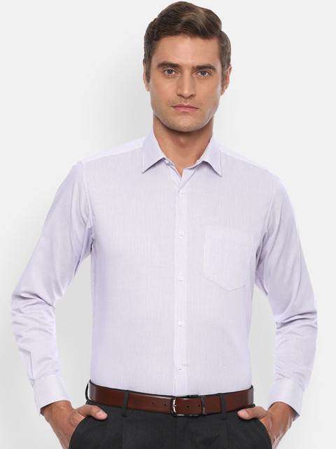 

Van Heusen Men Blue Regular Fit Striped Formal Shirt