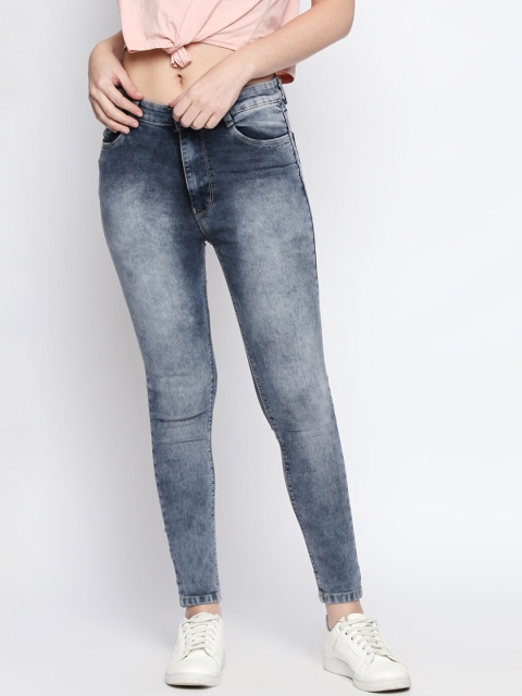 

PURPLE WATER Women Grey Slim Fit Jeans