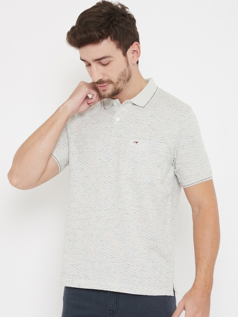 

NEVA Men Multicoloured Self Design Polo Collar T-shirt, Multi