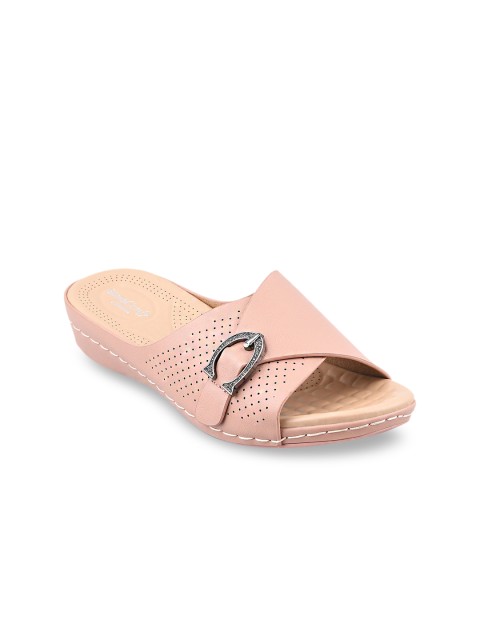 

Stelatoes Women Pink Printed Comfort Heels