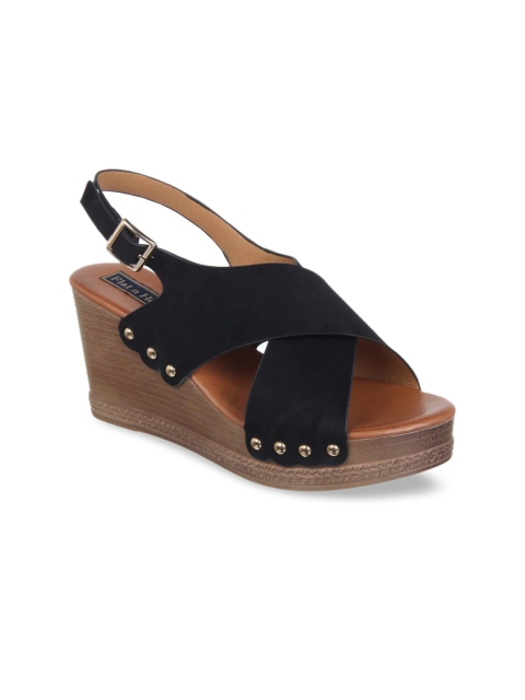 

Flat n Heels Women Black Solid Heels