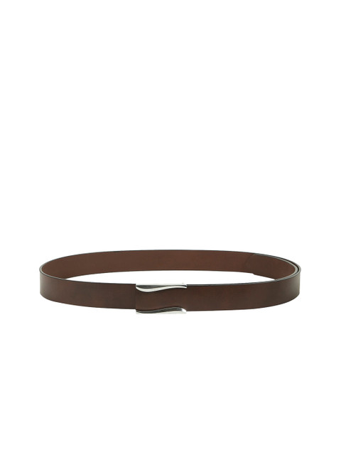 

Da Milano Men Brown Solid Leather Belt
