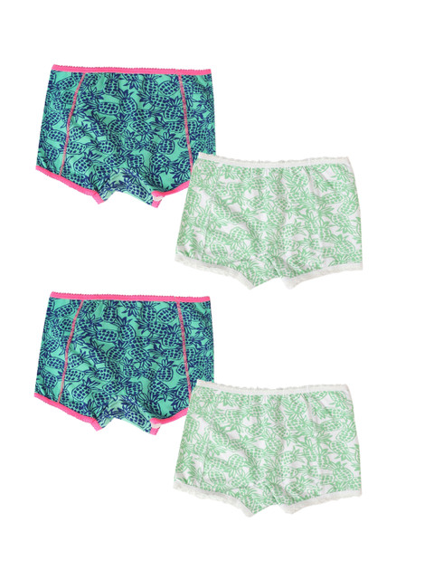 

Claesens Girls Pack Of 4 Assorted Boyshorts CL933