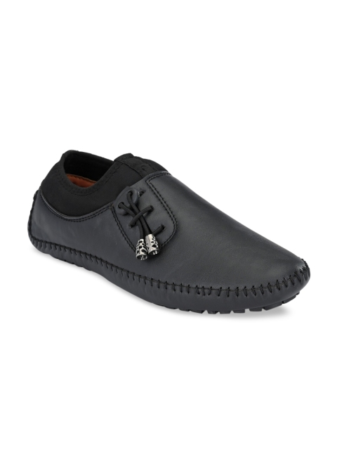 

Walkstyle By El Paso Men Black Solid Slip-on Sneakers