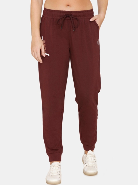 

Zelocity Women Brown Solid Joggers
