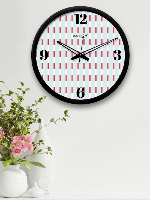 

RANDOM Sea Green & Pink Round Printed 30.4 cm Analogue Wall Clock