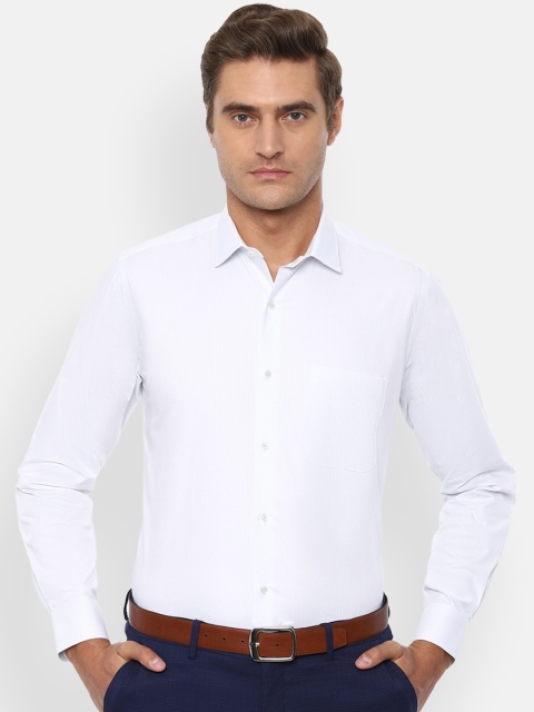 

Van Heusen Men White Regular Fit Self Design Casual Shirt