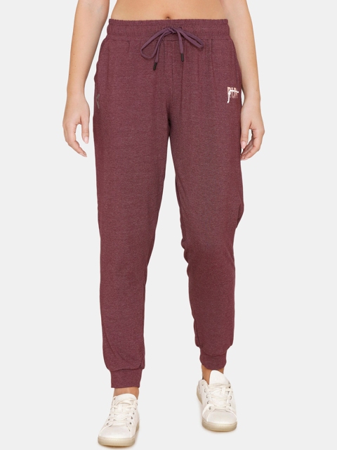 

Zelocity Women Brown Solid Relaxed-Fit Joggers
